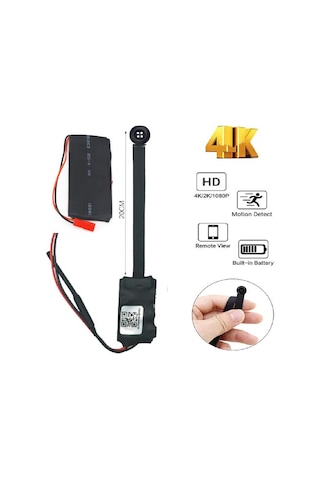 Düğme Kamera Mikro Uzaktan İzlenebilir 1080p Hd Wıfı Kamera