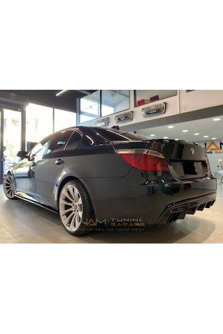 Bmw E60 Arka Difüzör Vorteiner Arka Ek Parlak Siyah
