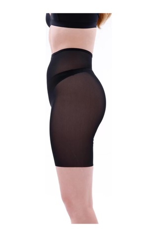 Siyah Mı Emay 2705 Lazer Tül Toparlayıcı Paçalı Boxer Hayalet Korse Siyah