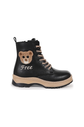 Kiko Kids Termo Taban Kız Çocuk Bot 625 Cilt Siyah Siyah
