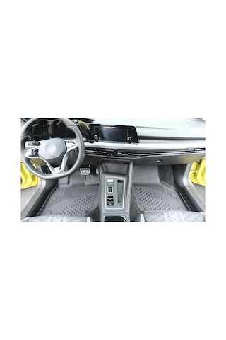 Volkswagen Golf 8/8.5 Otomatik Uyumlu 4.5d Premium Havuzlu Oto Paspas Ve Liner Üst Bagaj Havuzu