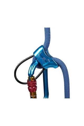 Besthome1 Çift Yuvalı Emniyet Halkalı Belay Kaya Tırmanışı Rappel Kullanıcı Cihazı Turuncu Turuncu