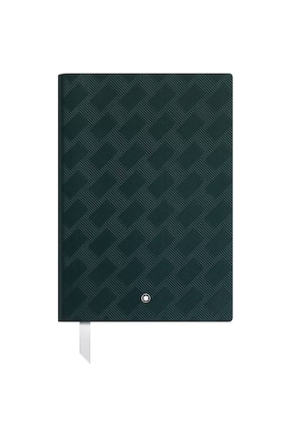 Montblanc Extreme Deri Çizgili Orta Boy Not Defteri 136436 Yeşil
