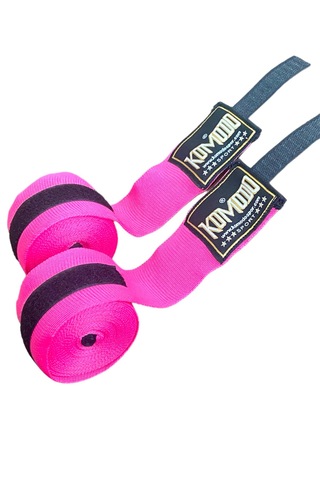 Boks Eldiveni Ve Bandaj 2 Li Set /kick Boks Eldiveni Ve Bandaj 2 Pembe