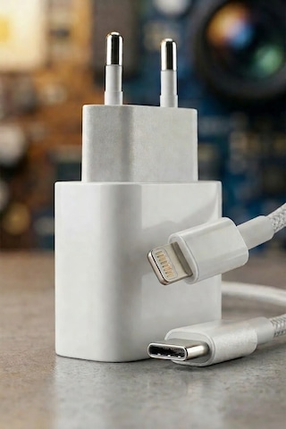 25w Hızlı Şarj Adaptörü Usb-c To Lightning Kablo Seti Güçlü Güvenli Hızlı Şarj Cihazı Dayanıklı