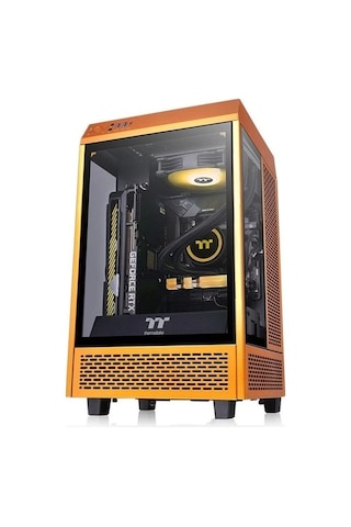 Thermaltake The Tower 100 CA-1R3-00SBWN-00 Mini ITX Oyuncu Kasası Gold