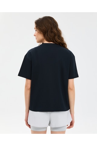 Skechers W Loose Fit T-shirt Kadın Siyah Tshirt S2610046-3817