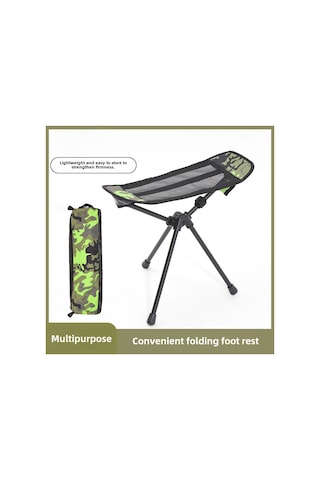 Skycity Outdoor Çift Kullanımlı Katlanabilir Ayaküstü Ayaşlı Mavi Kamp Sandalyesi Gri