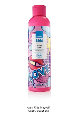 Kids Love Çocuklar İçin Meyve Kokulu Vücut Şampuanı 200 Ml. İkili Set