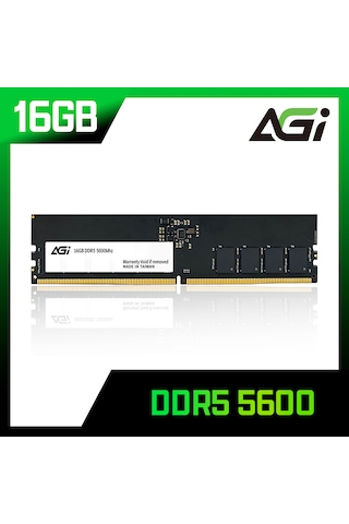 Agı 16gb Ddr5 5600mhz 1.1v Cl46 Pc Ram Bellek Agı560016ud238-st