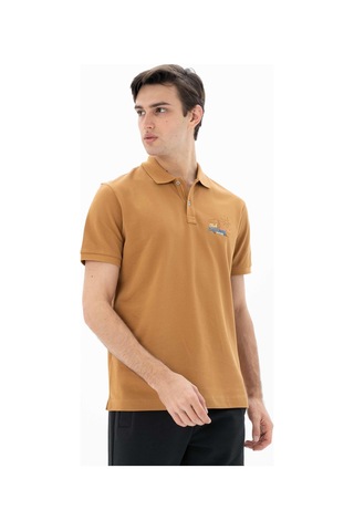 AR-MA Arma Erkek Regular Fit Polo Yaka Tişört Y25374351901 Kahverengi