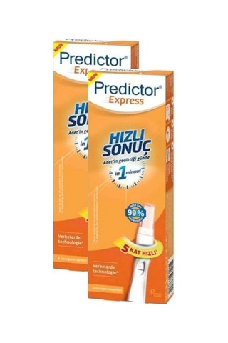 Predictor Express Hızlı Sonuç Gebelik Testi 1 Test x 2 Paket