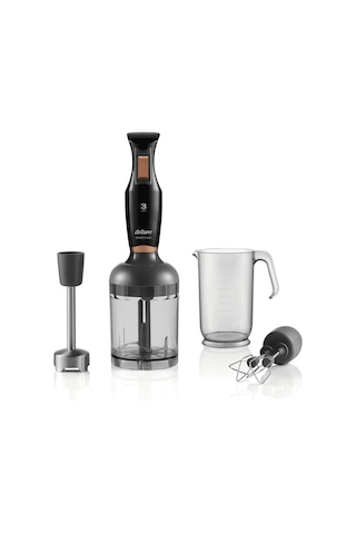 Arzum AR1108 Smarty Neo 900 W Çırpıcı Doğrayıcı Aparatlı Paslanmaz Çelik Bıçaklı El Blender Seti