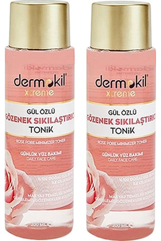 Dermokil Gül Özlü Gözenek Sıkılaştırıcı Tonik 200 ml x 2 Adet