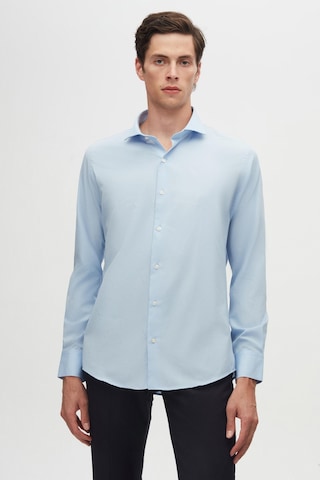 D'S Damat Ds Damat Slim Fit Açık Mavi İtalyan Yaka Kolay Ütülenebilir 2'li Gömlek 2hf02ortbn85 Açik Mavi