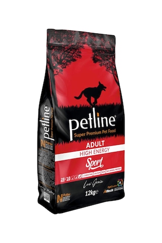Petline High Energy Kuzu Etli Yetişkin Köpek Maması 12 KG