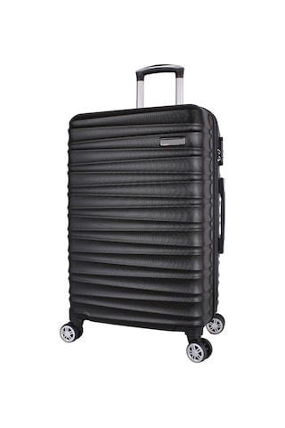 Bagacar Md Siyah Abs Tekerlekli Büyük Boy Valiz