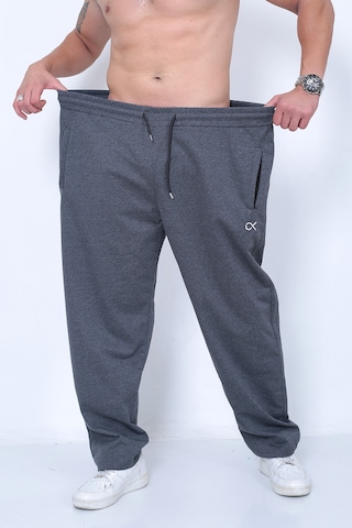 Lukitus Erkek Büyük Beden Eşofman Altı Gri