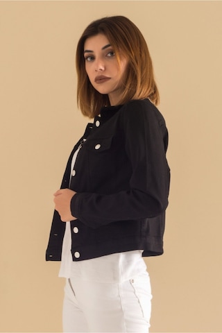 Bold & Young Gül Kurusu Power Strech Kot Mont Siyah