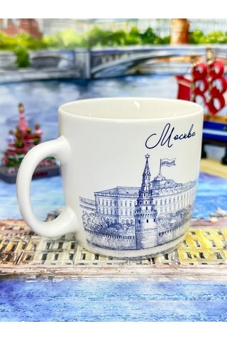 Bjorn Moskova "naberezhnaya" 180 Ml Porselen Hatıra Kupa 431951068 Beyaz