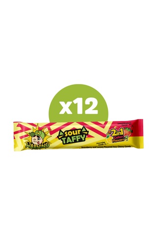 Warnıng Sour Taffy Limon Çilek 12'li