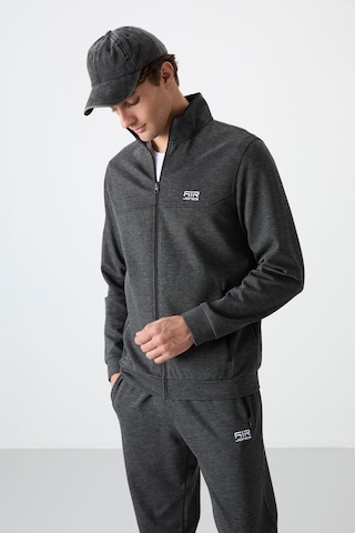Tommy Life Hugo Antrasit Melanj Jogger Erkek Eşofman Takım - 85198 Antrasit - Melanj Antrasit Melanj