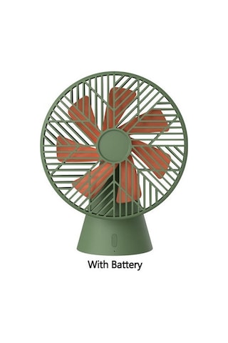 Usb Masaüstü Fan Rainforest Versiyonu Mini Fan Şarj Edilebilir El Çıkarılabilir Süper Rüzgar Sessiz Hayranları Soğutucu Ev Için Fanlar 5987 Beyaz