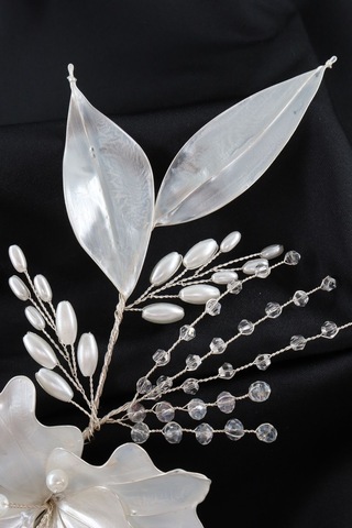 Helen Gelin Saç Aksesuarı. Porselen Nişan Saç Aksesuarı. Söz Nikah Kına Saç Aksesuarları. Gelin Tacı