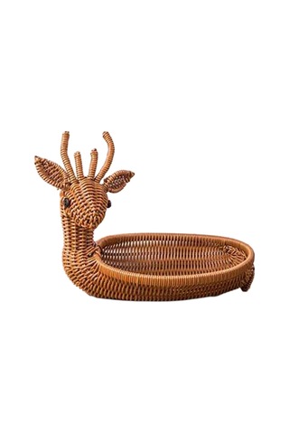 Suntek Magideal Dokuma Meyve Sepeti Sevimli Şekil Kasesi Geyik-yavrusu