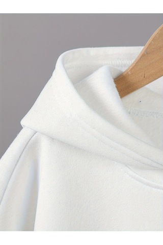 Uyguntarz Unisex Duffy Baskılı Oversize Genel Beyaz