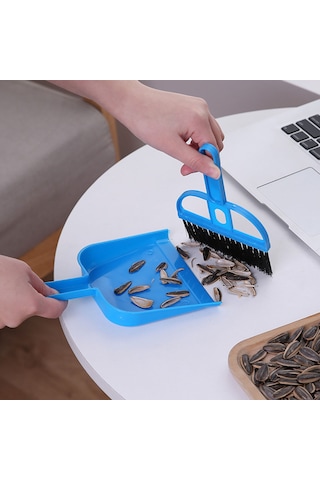 Tenfowee Masaüstü Temizlik Seti: Mini Süpürge Ve Kasa, Klavye Bilgisayar Toz Alma, Yumuşak Tüyler, Yeşil Renk Yeşil