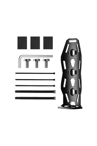 Dancemonkey Enlee Bisiklet Ön Çatal Çanta Tutucu Montaj Tabanı Hızlı Bırakma Bisiklet Braketi - Dağ Bisikleti İçin Acid Yeşili