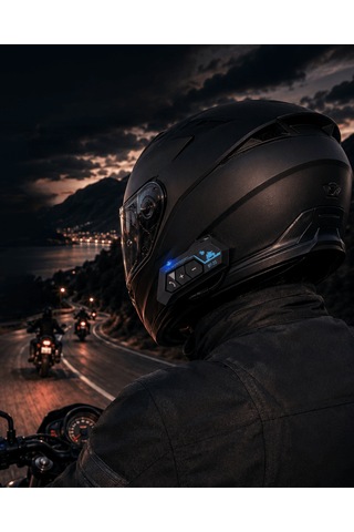 Şarjlı Bluetooth Kask Kulaklığı Navigasyon Ve Müzik Destekli 23107367