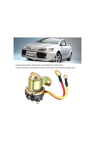 Yaozixa 12-24v Alüminyum Starter Rölesi - Akım Artırıcı, Motor Başlatma Kontrolü, Evrensel Uyumlu 150a