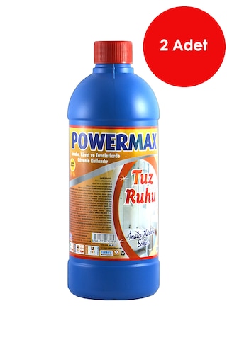 2 Adet Powermax Tuz Ruhu Kezzap 600 Gr - Pwrmx028
