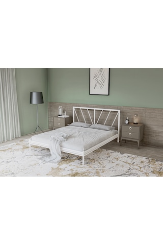 Metalia Gm 227 Gözde Dublex Metal Karyola Beyaz 160X200