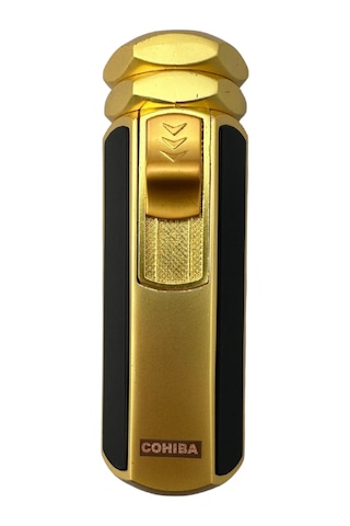 Cohiba Çakmak Kesici Gold Puro Seti - Tr8310