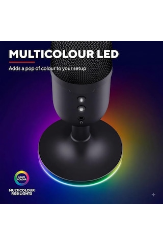Usb Streaming Mikrofon Pc Podcast Twitch Discord Asmr Youtube Playstation 5 Kondansatörlü Oyun Mikrofonu Yayıncı Mas