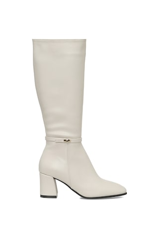 Butigo 25k-7049 5pr Bej Kadın Topuklu Çizme 000000000102054698 Bej