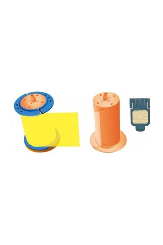 Hiti CS-3 Ribon YMCKO 200 Baskı Renkli Ribon + Çip