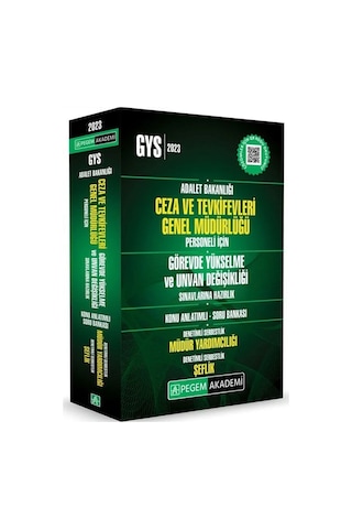 Pegem 2023 Gys Ceza Ve Tevkifevleri Denetimli Serbestlik Müdür Ya