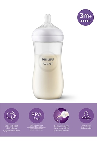 Philips Avent Natural Response PP Biberon 3+ Ay 330 ML