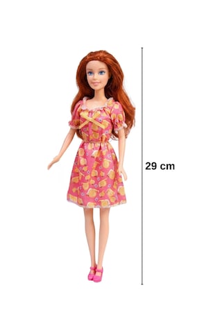 Good Girl Anne Ve Tatlı Bebeği Bakım Seti - 29 Cm Aksesuarlı Oyuncak Bebek Ve Beşik Kahve