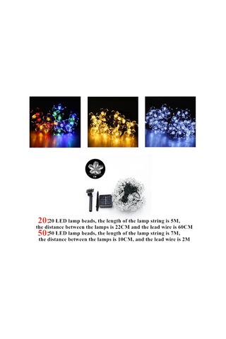 Dinleme Dizisi Güneş Enerjili Işık Dizisi Çok Renkli 20 20 Çok Renkli 20-20