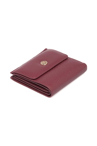 Tergan Bordo Deri Kadın Cüzdan - S1cb00005627-m71 Bordo