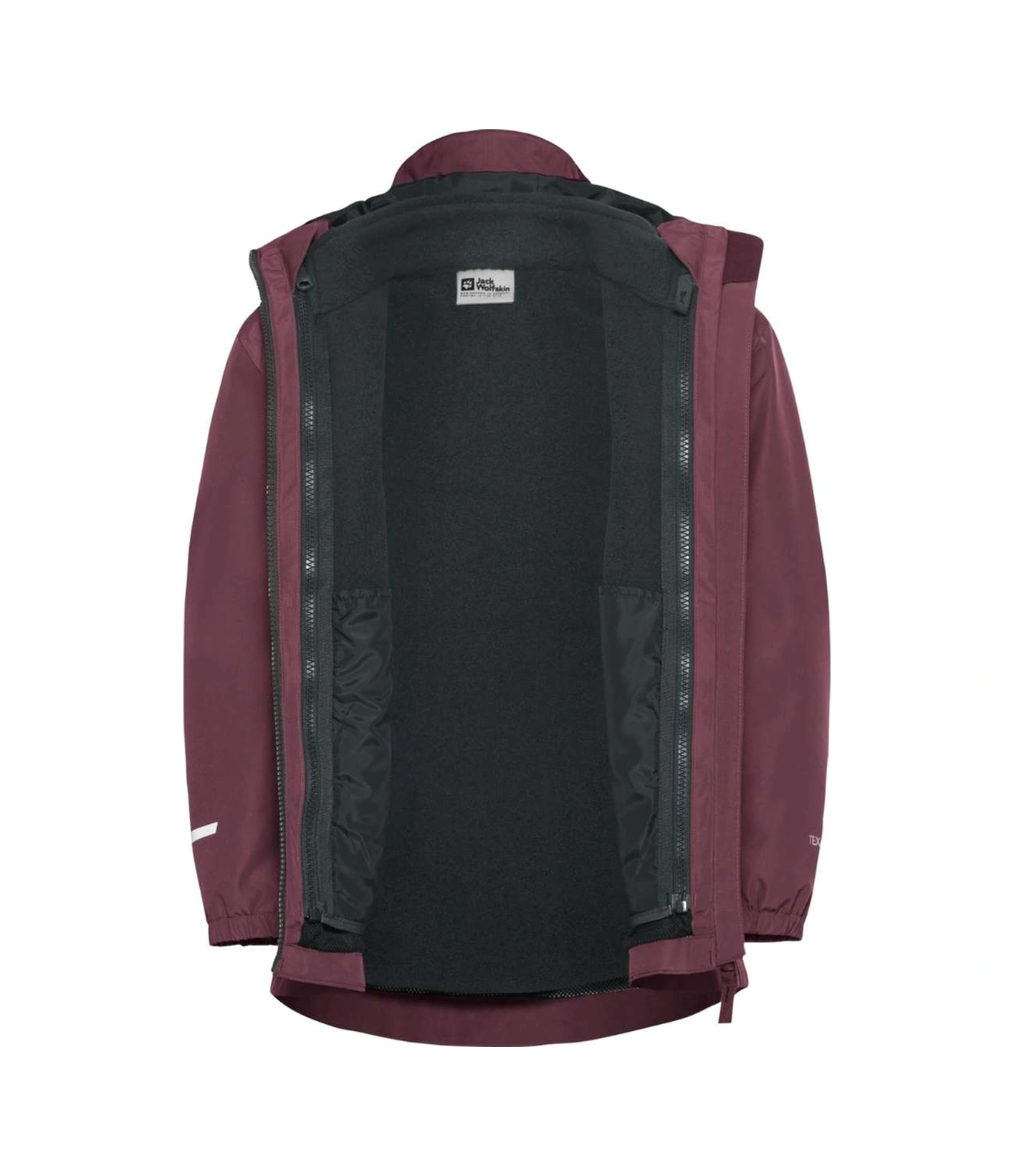 Jack Wolfskın Jack Wolfskin Iceland 3in1 Jacket K Unisex Çocuk Mor Outdoor Ceketi I0116 Mürdüm