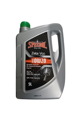 Speedol 0W-20 Zeta Vcc C5 Motor Yağı 5 L Speedol 0W-20 Zeta Vcc C5 Motor Yağı 5 L