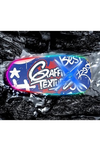 Helmet Graffiti Motor Kask Kulaklık Rgb Modlu Su Geçirmez 6. Tdrtr
