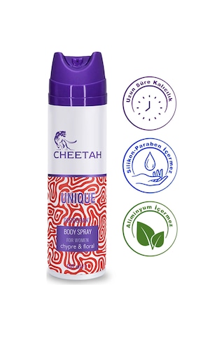 Cheetah Unique Kadın Sprey Deodorant 150 ML