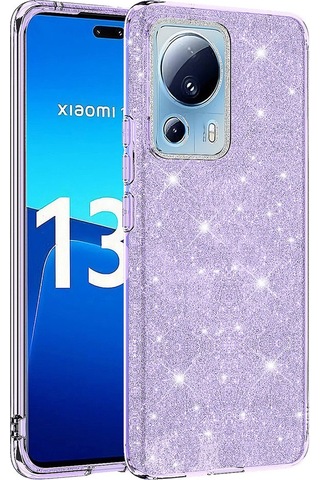 Xiaomi Uyumlu Mi 13 Lite Kılıf Zore Parıltılı Simli Shining Silikon